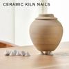10/50/100 Sztuk Ceramiczne Gwoździe 15mm Pin Podporowy z Gliny Ceramicznej Do Rzemiosła Ceramicznego Akcesoria do Glazurowania Ceramicznego