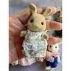 Original Forest Animal Family 1:12 Mini Dollhouse Furniture Rabbit Bear Dog Cat Pets Figure Toy Dolls Kids Gift