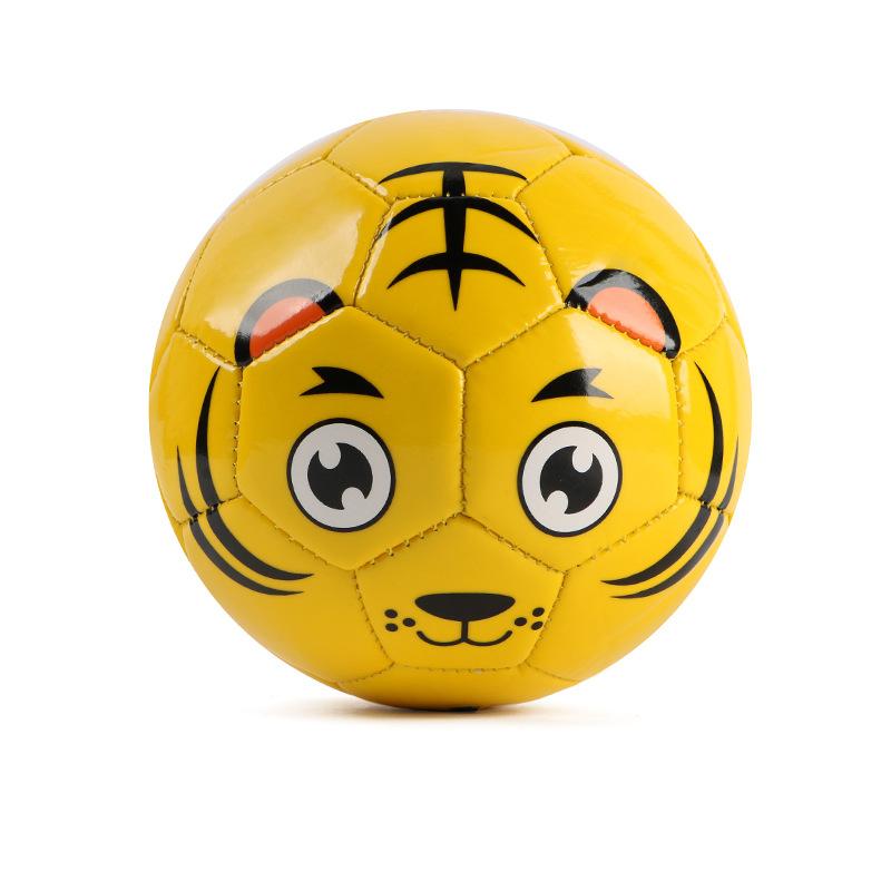 Kids Soccer Ball Mini Soccer Educational Toy Learning Portable Cartoon Animal Soft Ball For Practice Indoor Training Outdoor A2