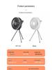 Portable Camping Fan with Tripod, Long Battery Life, Dual-Use Hanging or Standing, Large Wind Power, and Night Light