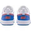 Nike Court Borough Low Top Skateboard Shoes White Blue Kids' IR5463-101