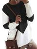 2026 Women's Autumn/Winter New Arrivals: Loose Patchwork Knitwear Sweater