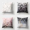 Winter Warm Home Decor Car Seat Cushion Cover Geometric Printed Pillow Cases Peach Skin Cashmere