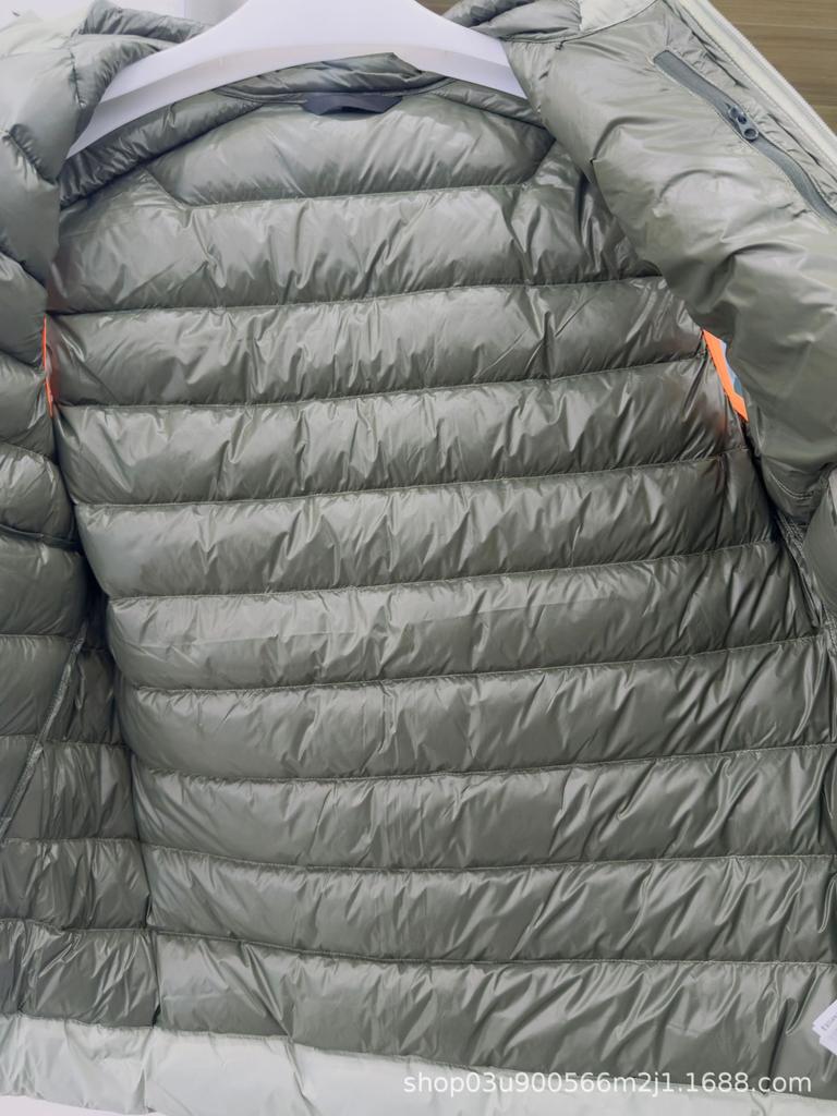 Cerium Ribbed Down Vest - 90% Goose Down, Windproof, Stand Collar, Sleeveless, Warm, Unisex, Autumn/Winter Style