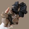 Elegant Satin Pleated Hair Clip: Enhances Volume for Ponytails & Buns, Stylish New Hair Accessory for Women