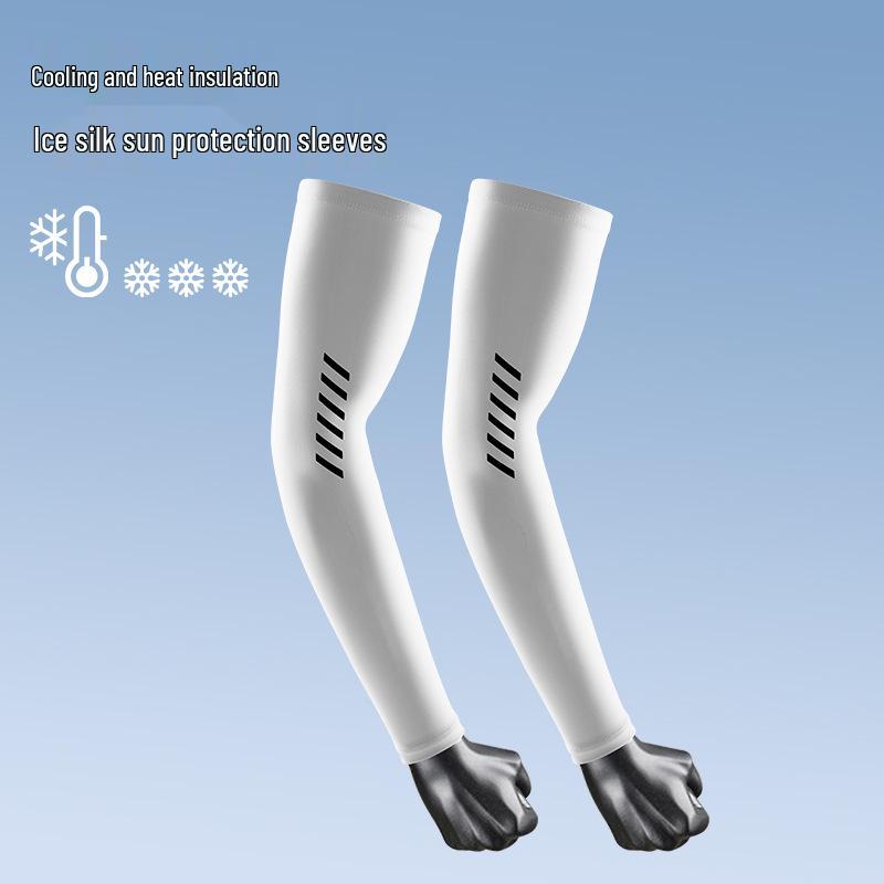

Unisex UV Protection Ice Sleeves - Cool, Breathable Arm Coverage for Driving, Cycling, and Outdoor Activities. L