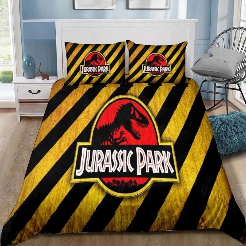 Dinosaur Jurassic Park 3D Print Bedding Set Single Twin Full Queen King Size Bed Set Adult Kid Bedroom Bedding Gift