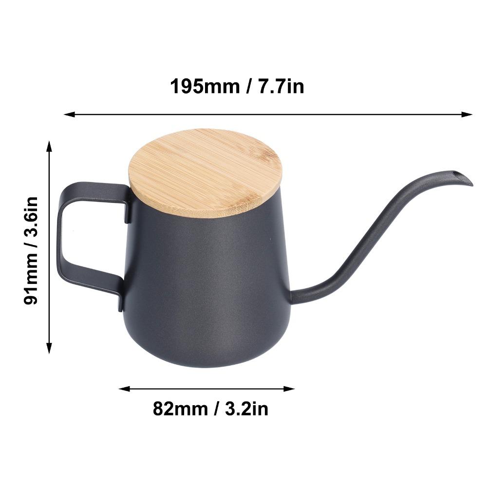 350ml Capacity Coffee Pot Long Narrow Spout Pour Over Pot Pour Over Kettle  Coffee Making