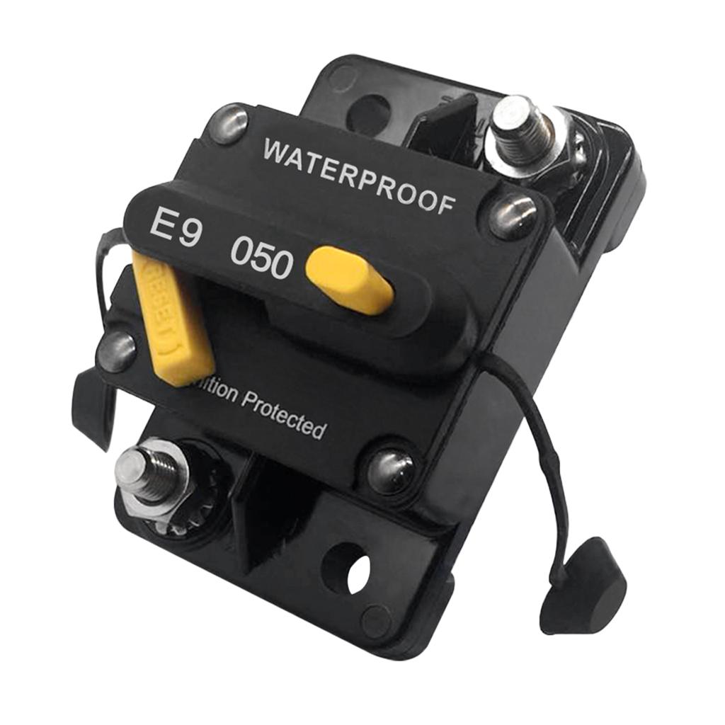 Buy Waterproof 50 Amp Manual Reset Circuit Breaker 12v/24v Boat