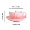 Ceramic Coffee Cup Spoon Plate Set Gold Trim Tea Cups Coffee Ware Afternoon Tea Set  Afternoon Tea