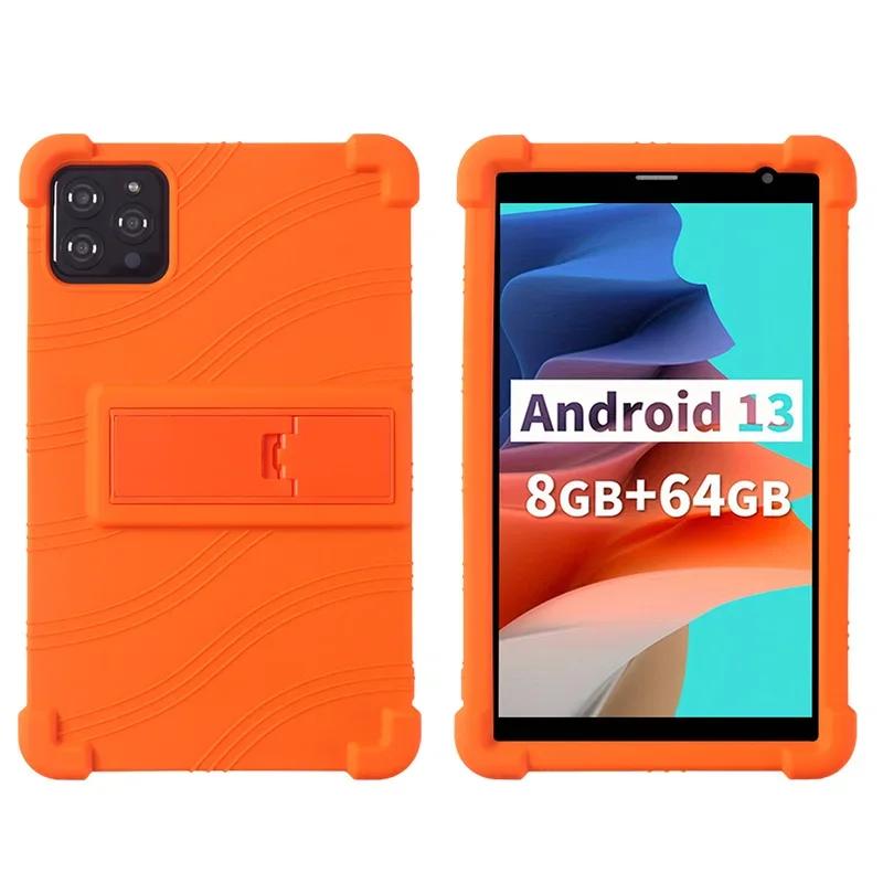 

For PRITOM B8 Tablet 8inch PC Protector Funda with 4 Shockproof Airbags Soft PRITOM B8 помаранчевий