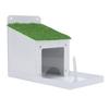 Squirrel Feeder with Corn Cob Holder Wall Mounted Metal Squirrel Feeding Box for Outside House