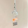 Fish Wind Bell Phone Strap Handmade Beaded Phone Charm Unique Fish Pendant Present for Stylish Women and Art Lovers