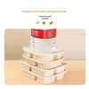 ZL Disposable 4-Compartment Biodegradable Corn Starch Lunch Box