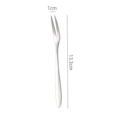 Stainless Steel Portable Fruit Fork Set