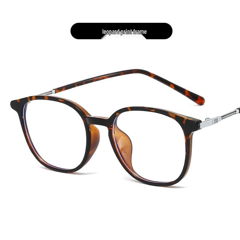 Square Frame Glasses for Women: TR90 Metal, Anti-Blue Light, Prescription/Non-Prescription Lenses, Slimming Design for Large Faces, No Makeup Style