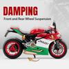Large 1:9 1199 RR1000 Motorcycle Model Car Toy Shock Absorption Wheel Steering Metal Diecast Motor Models Hobby Ornaments Gifts