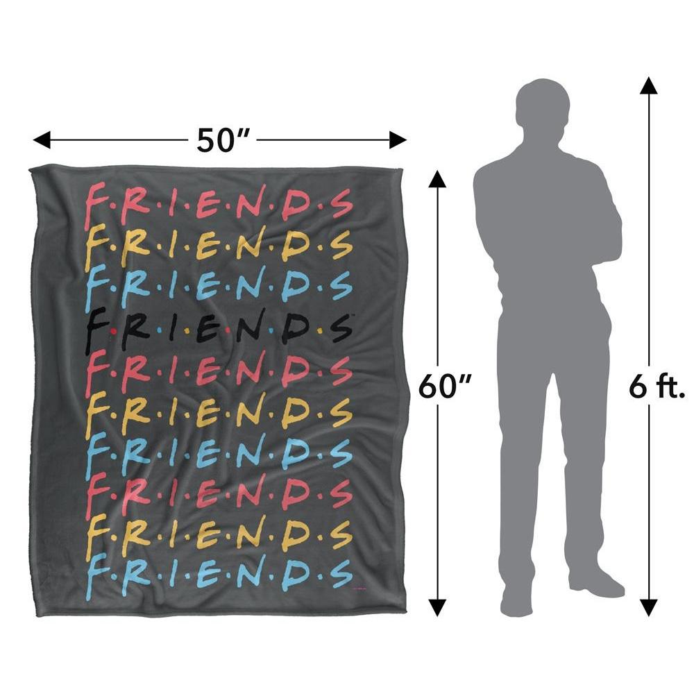 Friends Stacked Logo Blanket