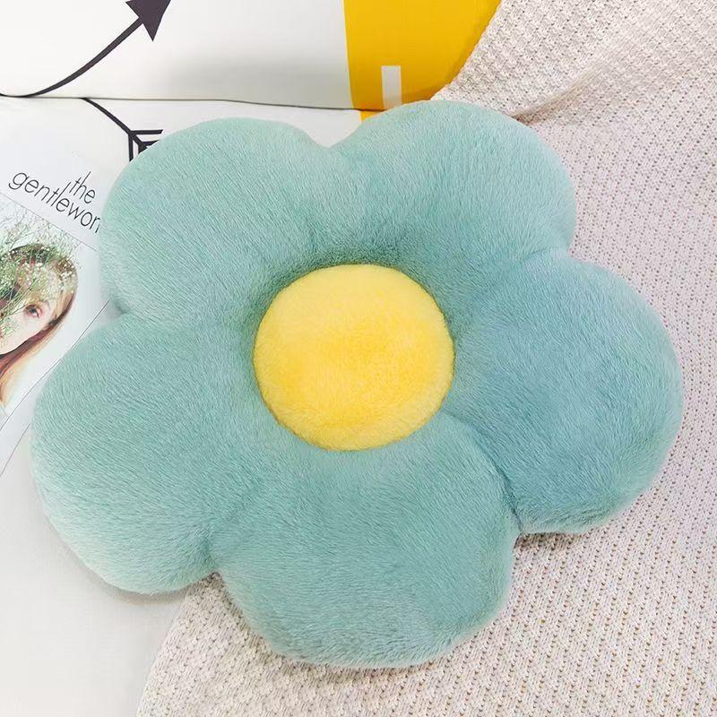 Cushion Flower Circular Shape Cloth with Soft Nap Office Classroom Chair Cushion Couch Pillow Bedroom Floor Winter Thick