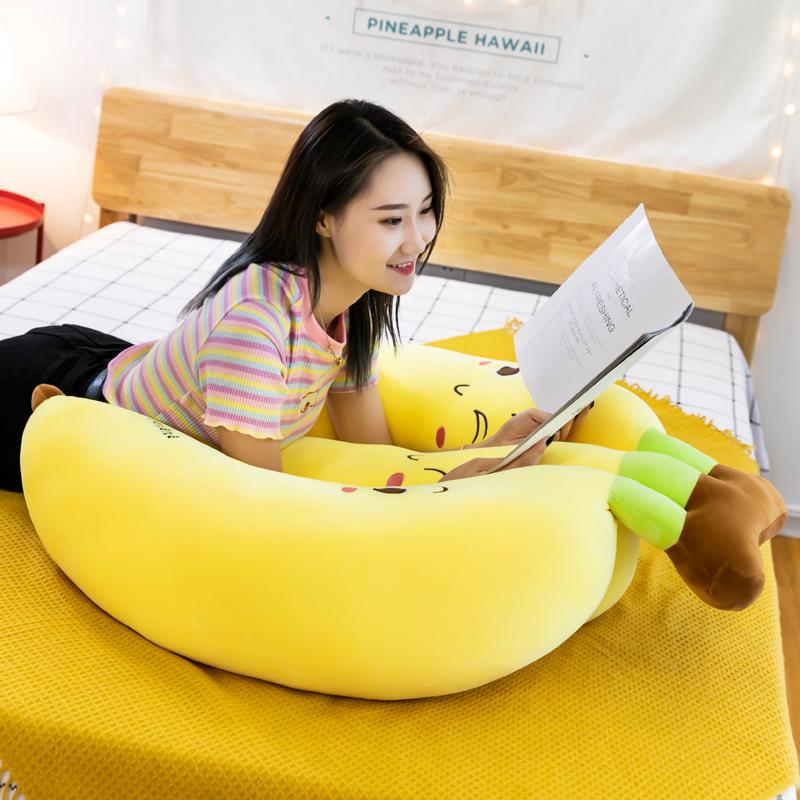 Creative Simulation Banana Plush Toy Large Sofa Cushion Fruit Pillow Floor Push