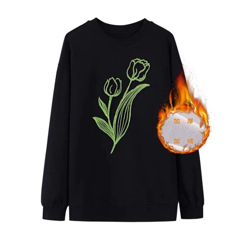 Nuova felpa da donna per Primavera e Autunno, stile pigro, manica lunga, design sottile, versatile