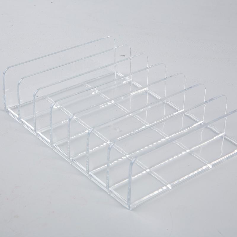 Organizator paleta de fard de pleoape Cutie de depozitare cutie de praf Compartiment pentru suport pentru machiaj