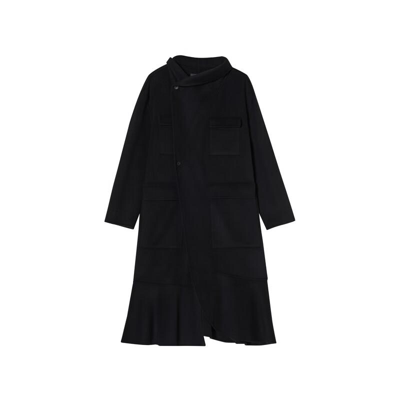JNBY Women's 2022 Winter Wool Blend Loose H-Line Coat