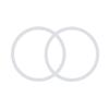 SW 2PCS Silicone Replacement Stopper Seal Gasket Seal Ring Leak Proof Water Bottle Top Lid Parts for Owala FreeSip 19/24/32/40oz