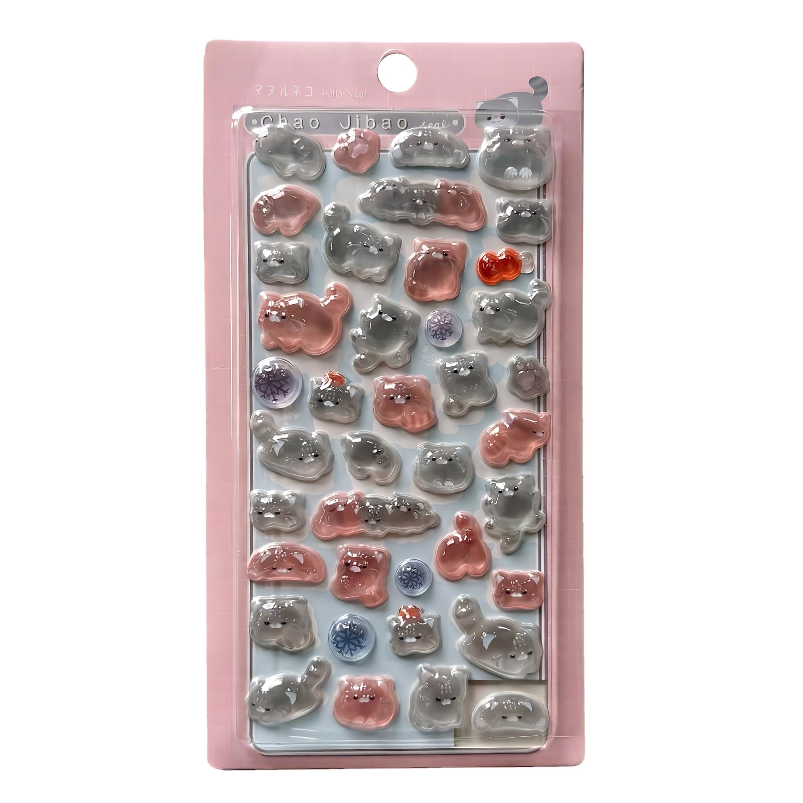 

Chaojibao 3D Stickers Cute Set of 1 Medium Solid Glitter Girl Decor Adhesive Craft Supplies for Journals Reward