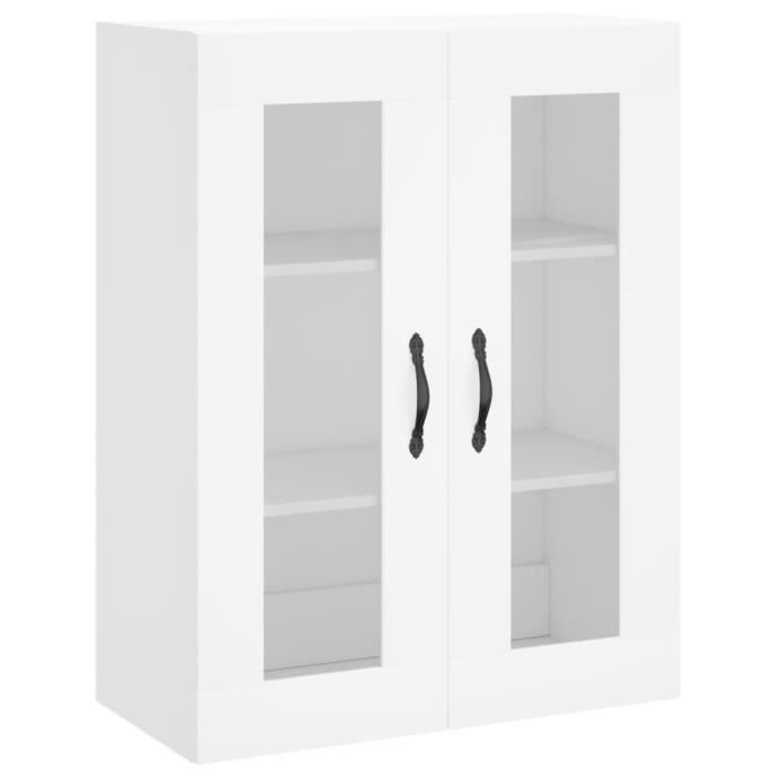 VidaXL Armoire murale blanc 69,5x34x90 cm bois d'ingénierie 834986