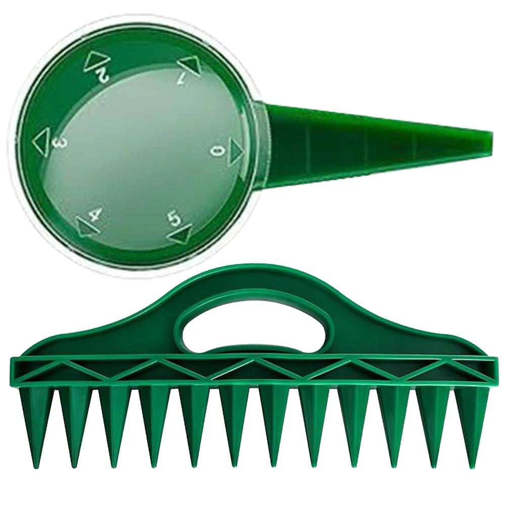 

Hand Dibbler 12-Hole Fast Seeding Seed-in Soil Digger and Soil Spacer Garden Hand Planter Planting Aids for Efficient Gardening