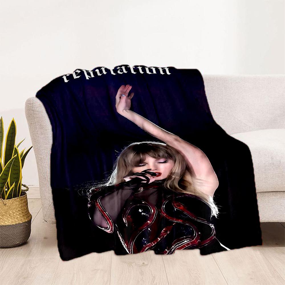 Taylor Swift: The Eras Tour Flannel Blanket-Soft and Suitable for Sofas,Beds,Offices,Travel,All Seasons,Great Gift for Holidays and Birthdays.