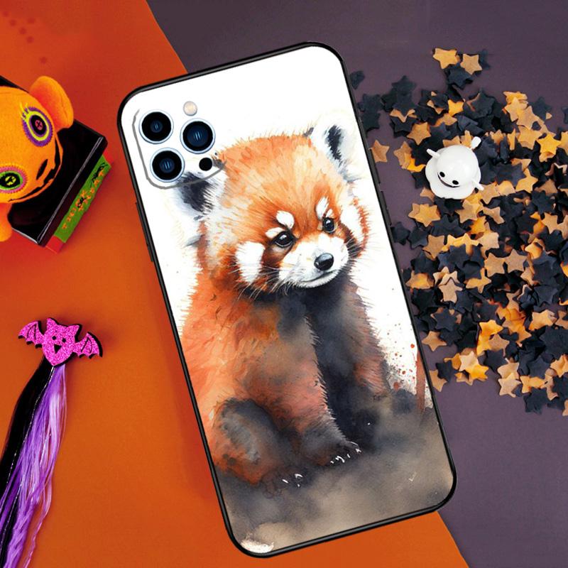 Red Panda Bumper Case For iPhone 16 15 14 Pro Max 11 12 13 Pro Max Mini XR 15 16 Plus 16e Phone Cover