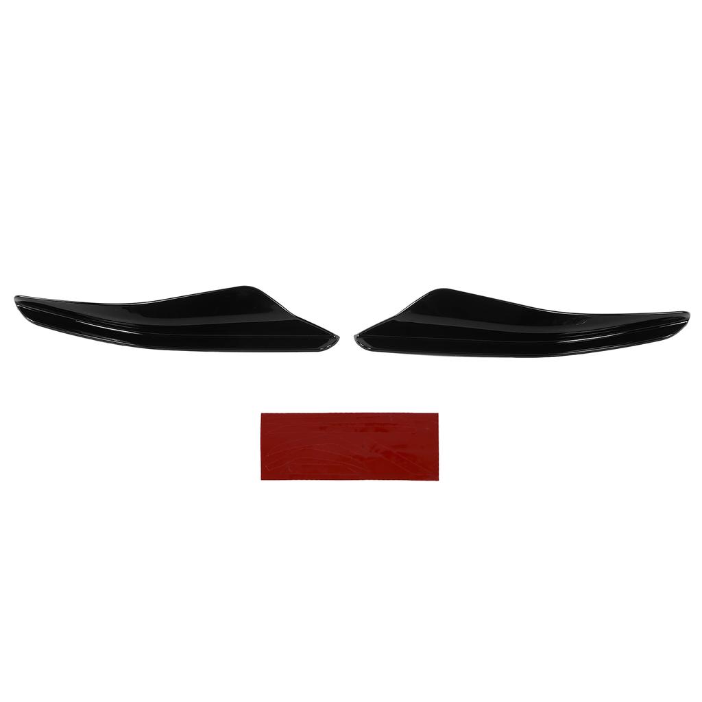 2PCS Front Bumper Aero Kits Canards Wing for Maxton   Replacement for MK8 2021+(Glossy Black )