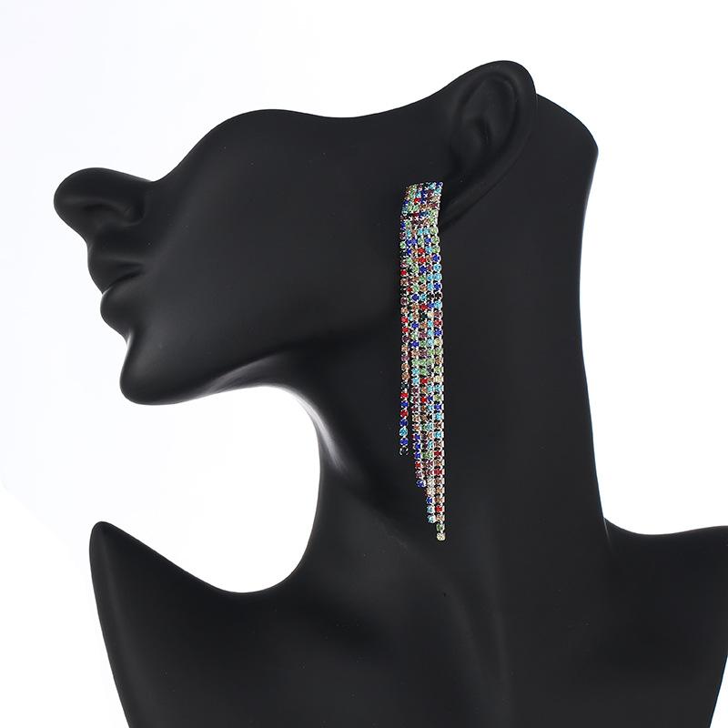 New Slimming Earrings: European and American Style  Vintage Charm  Fashionable and Exquisite Tassel Dangle Earrings