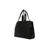 Moschino Classic Simple Logo Crystal Embellished Fabric Tote Bag Women Tote Bags Black B741982013555