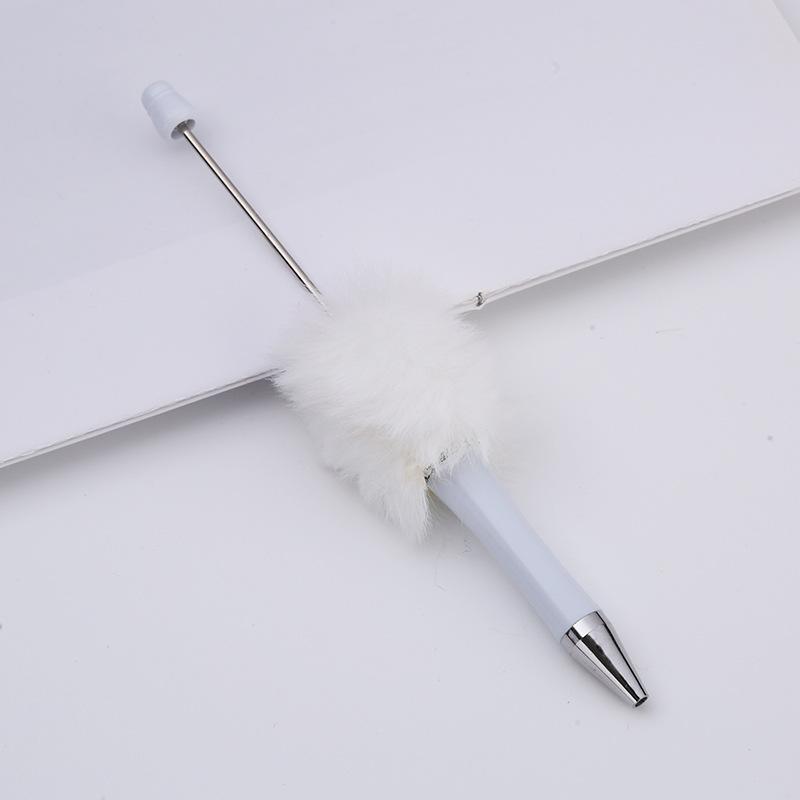 10Pcs Newest Colour Creative  Plush Ballpoint Pen Ballpoint Pen  DIY Ballpoint Pen Gift for Student Office Supplies