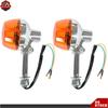 2Pcs For Honda CB350 CT70 CT90 XL100 CM400 CB450 CB750 Turn Signal Light 8mm 12V