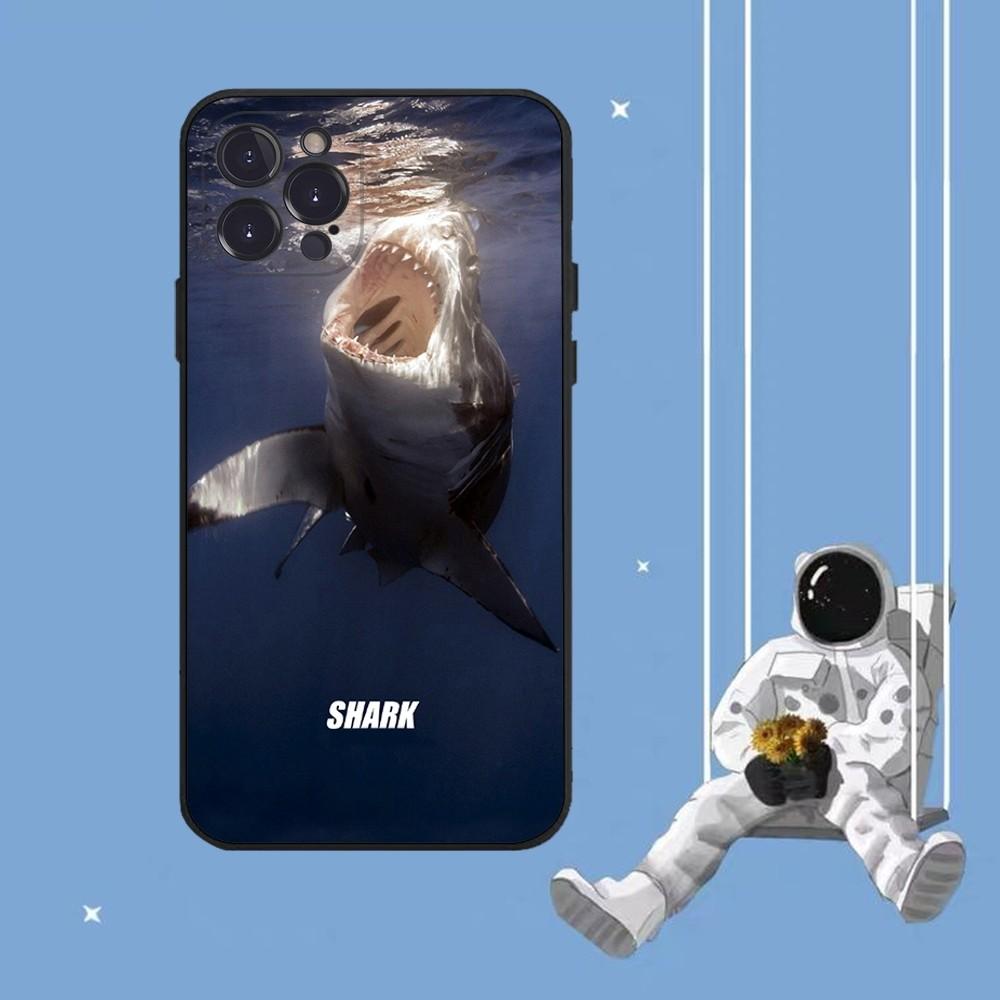 Shark Phone Case For iPhone 14 11 12 13 Mini Pro XS Max Cover 6 7 8 Plus X XR SE 2020 Funda Shell
