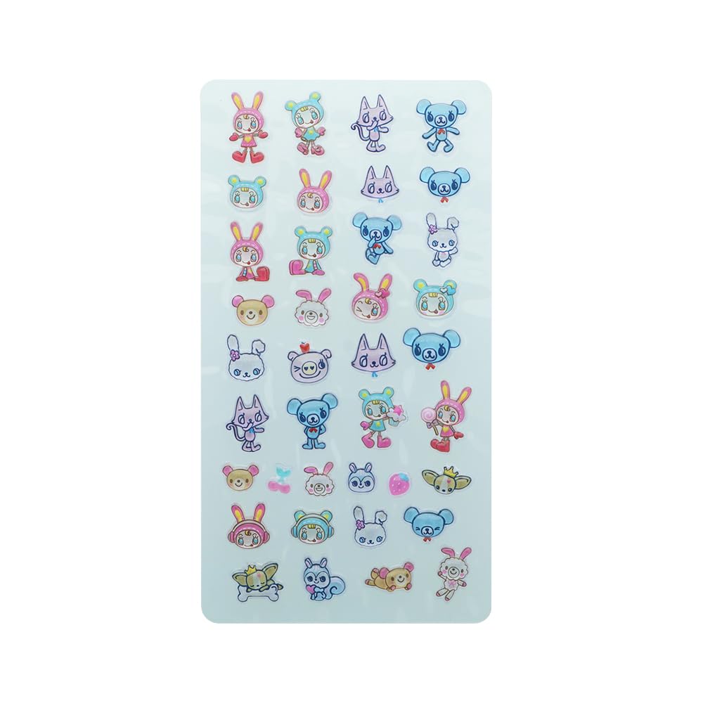 サンスター文具(Sun-Star Stationery) ボンボンドロップシール ナルミヤ 【2個セット】 エンジェルブルー×デイジーラヴァーズ・メゾピアノ×ポンポネット S8817464 S8817472