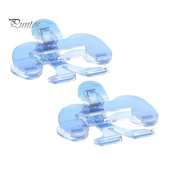 

Прозрачный зажим для книг Пластиковый держатель для страниц книги Зажимы Многофункциональные закладки Аксессуары для чтения для учителей Студентов Любителей чтения 2pcs синий