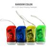 3 Led Outdoor Hand Pressing Dynamo Wind Up Flashlight Torch Light Camping Lamp