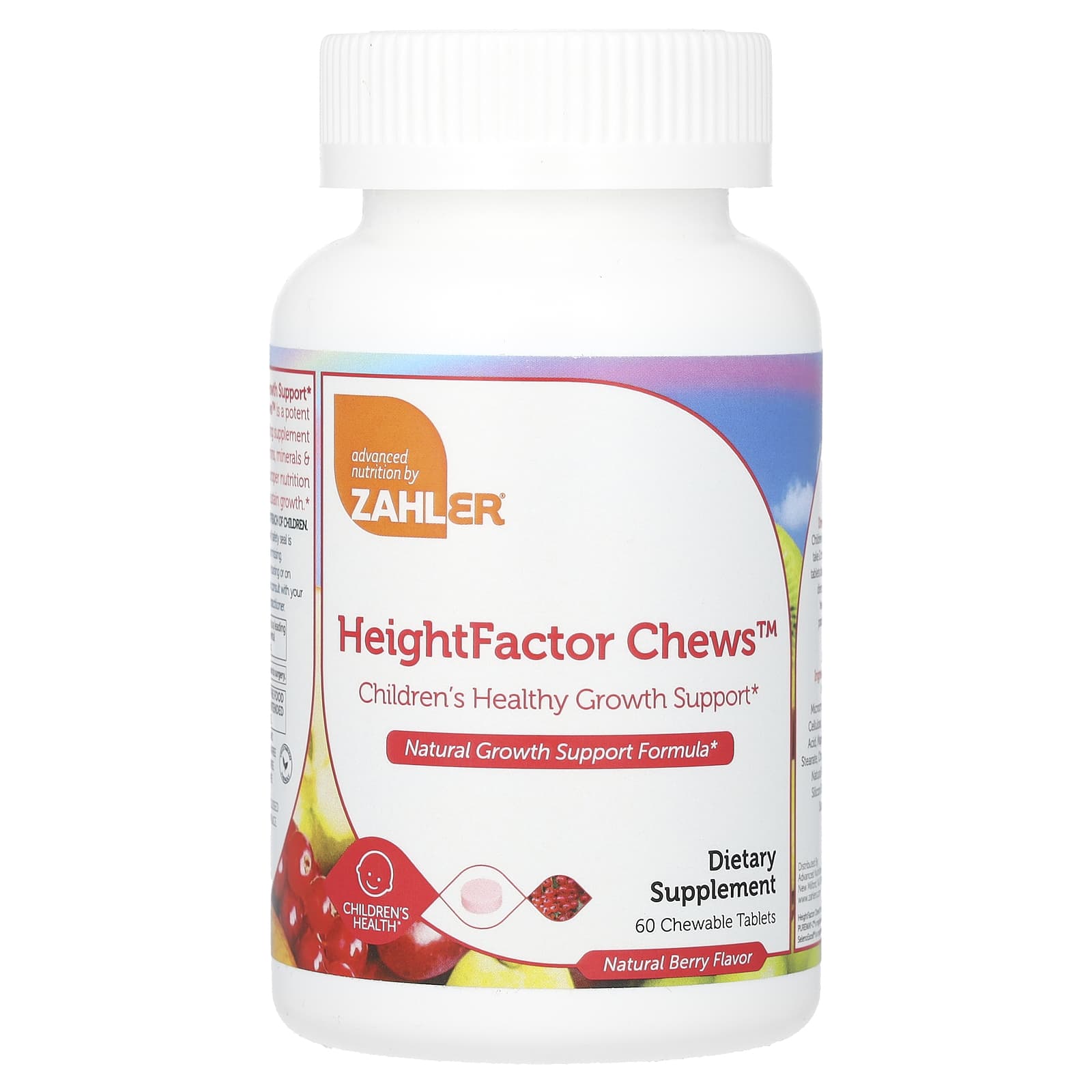 

Zahler, Hight Factor chews, natural berry, 60 chewable tablets
