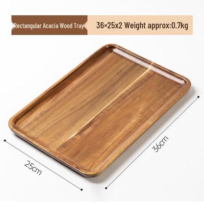Bandeja de servir multiusos de madera de acacia