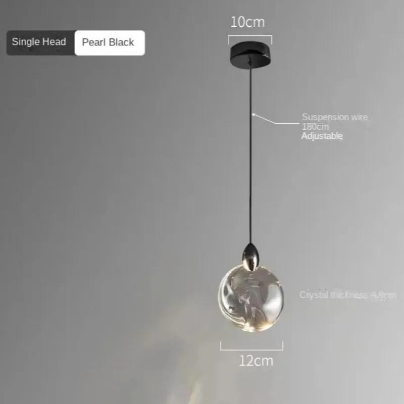 Luxury-modern Crystal Chandelier - New Model - High-end Bedroom Bedside Ceiling Light - Crystal Chandelier for Ceiling Lighting Warm light