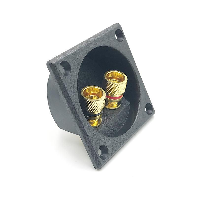 Car Stereo Speaker Box Terminal Round Spring Cup Connector Subwoofer Plug Speaker Terminal Cup Round Spring Cup Subwoofer Plug