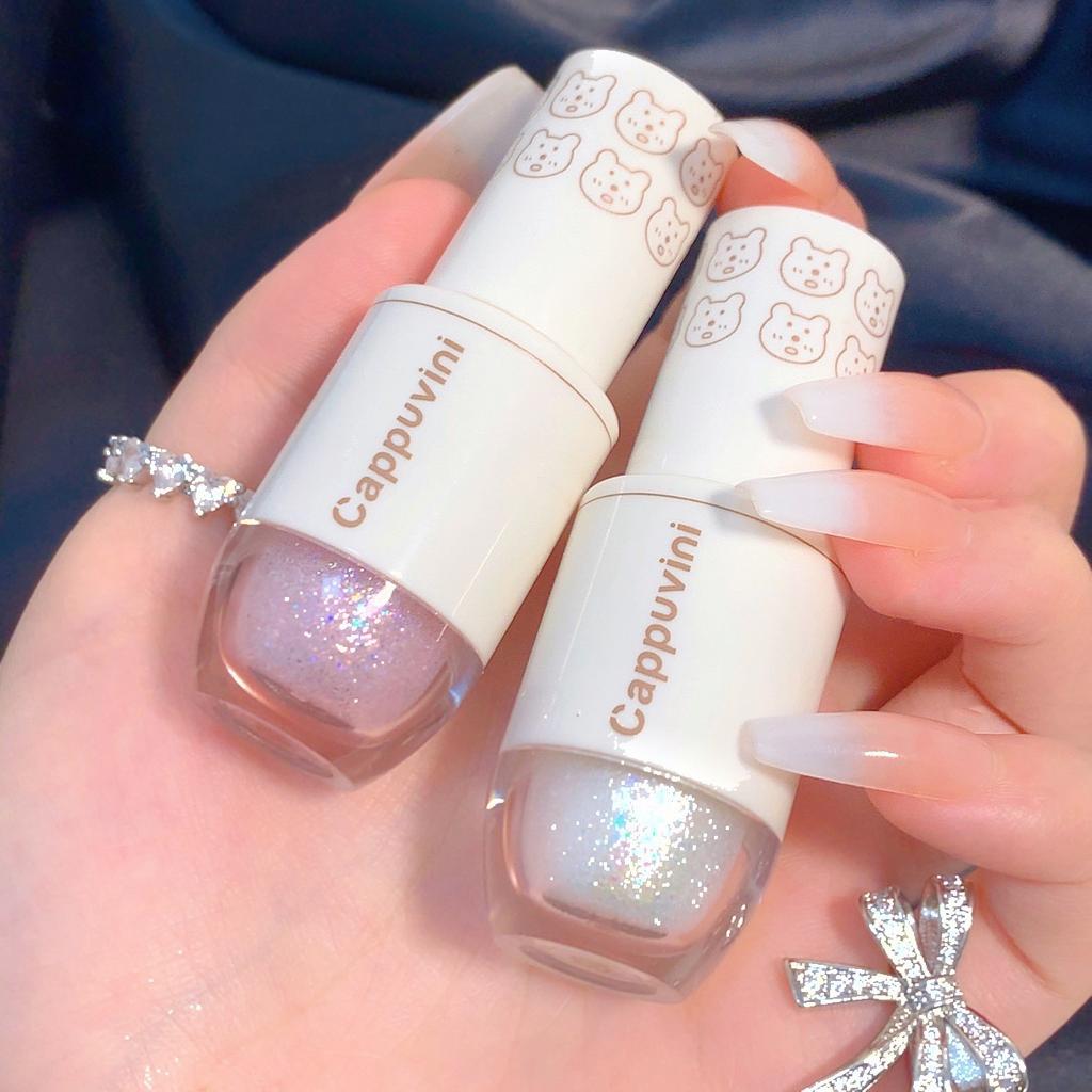 6 barev Glitter Tekutý zvýrazňovač očních stínů Voděodolný Perleťový Lesklý Flitry Ležící Morušový Makeup Kosmetika