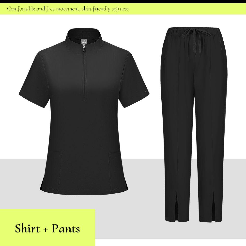 Unisex Medical Scrub Suit: Sweat-Absorbent, Breathable Surgical Gown for Nurses and Dental Hospital Staff.