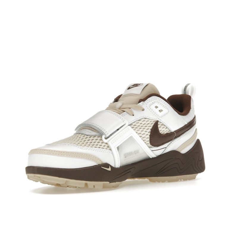 Nike Travis Scott X Zoom Field Jaxx Light Chocolate Unisex Sneakers White HQ3073-100