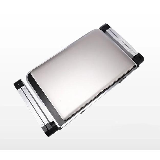 Portable Folding Holder Aluminum Alloy Laptop Stand Desk Bed Table Stand Notebook Computer Anti-Skid Bracket for 11-17 Inch